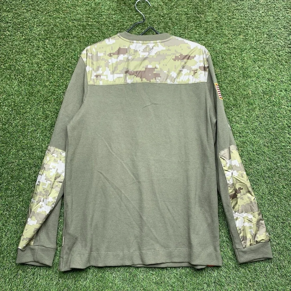 Nike Cleveland Browns Salute to Service Thermal Shirt Mens Medium Camo NWT